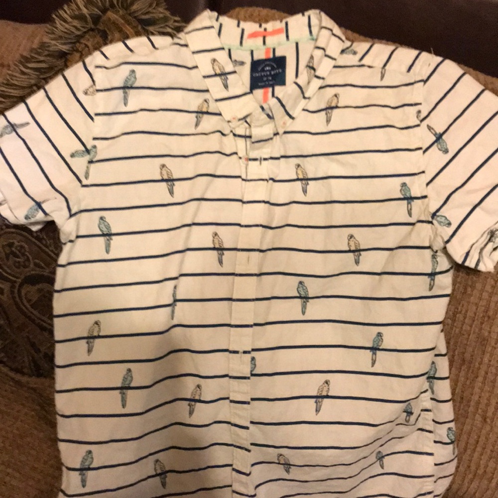 Parrot button down